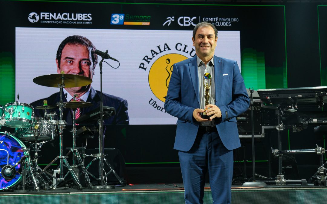 Carlos Augusto Ribeiro Ferreira Braga, do Praia Clube/MG, é o Presidente do Ano 2023
