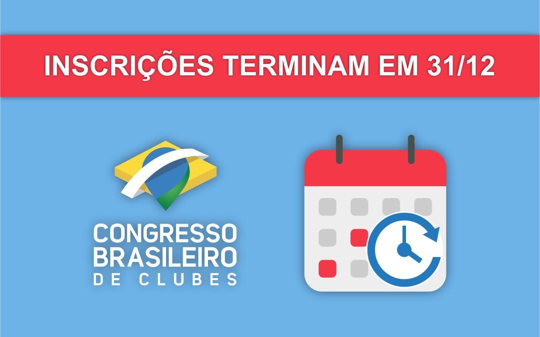 Faltam 25 dias para o término das inscrições do Congresso: não haverá prorrogação!